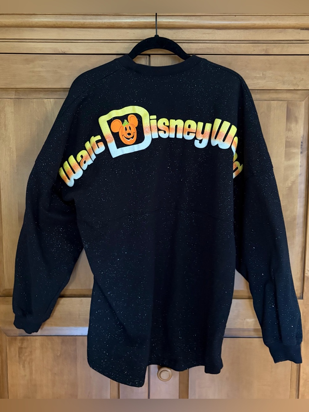Disney World Halloween Candy Corn Glitter Spirit Jersey
